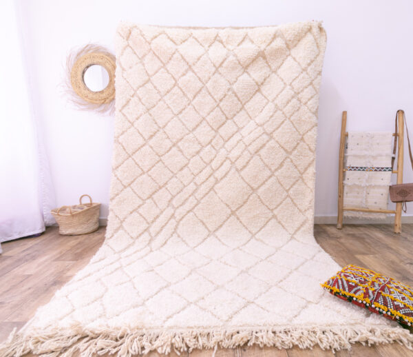Creamy Moroccan Rug