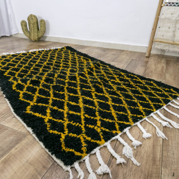 Black Beni Ourain Rug - Image 2