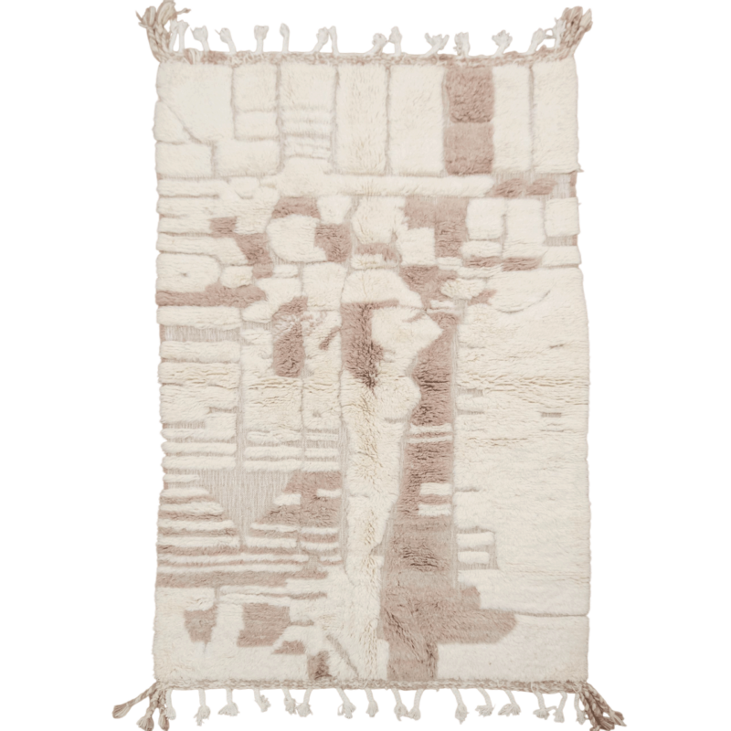 Moroccan Beige Rug 5x8